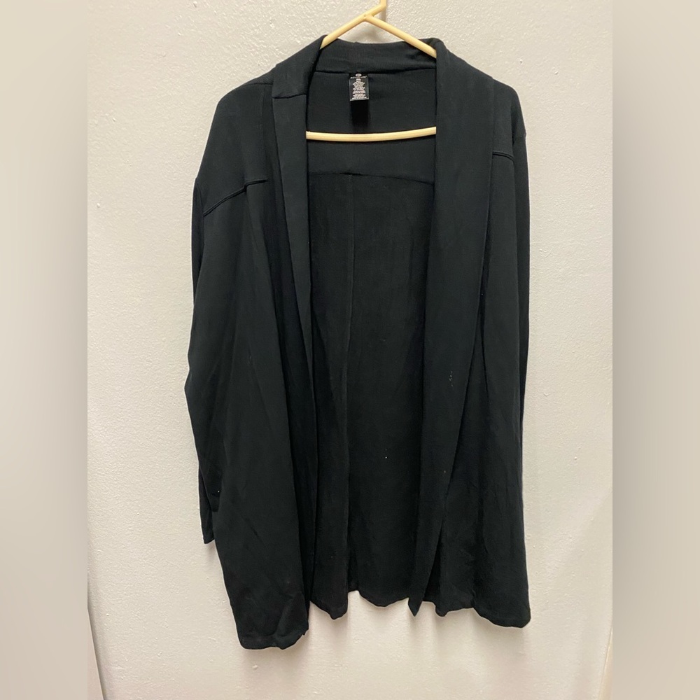 Active Life Plus Size XXL Black Cardigan.